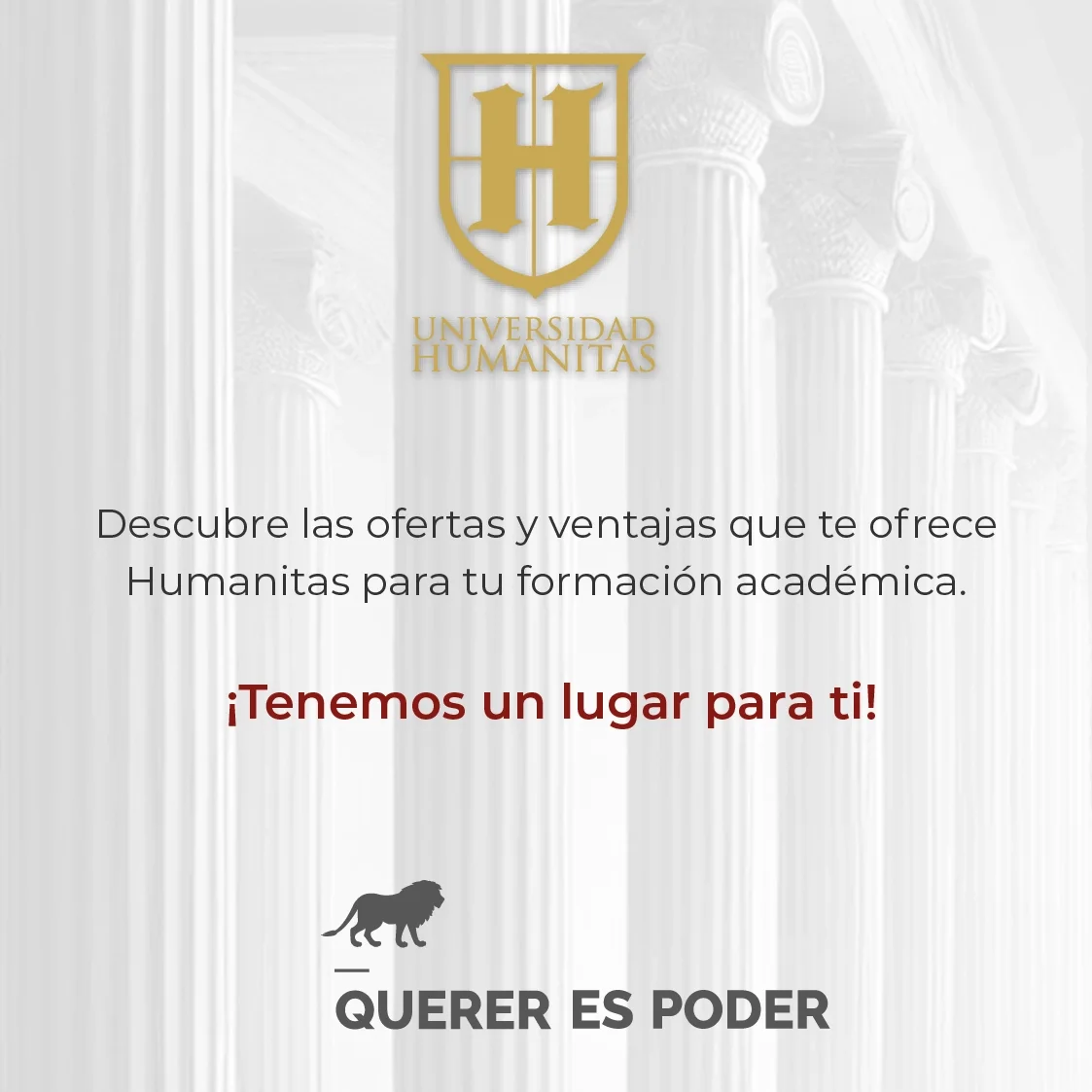 ¡Descubre lo que Humanitas ofrece para ti!